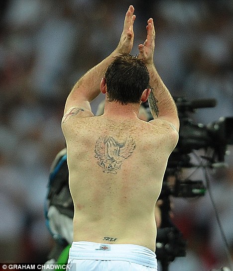 Wayne Rooney New Tattoo