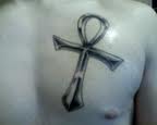 Ankh Cross Tattoo