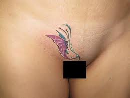 Orchid Tattoo On Vagina