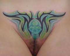 vagina tattoo diamon