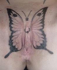 butterfly vagina tattoo 2