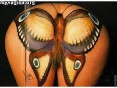 butterfly vagina tattoo 3
