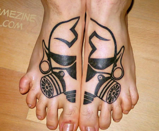 cool feet tattoo