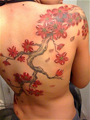japanese cherry blossom tattoo