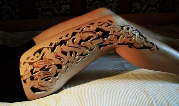 3D welsh tattoo design